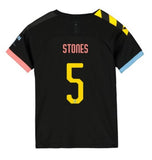 John Stones Manchester City Youth 19/20 Club Font Away Jersey