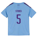 Man City Stones Youth 19/20 Club Font Home Jersey