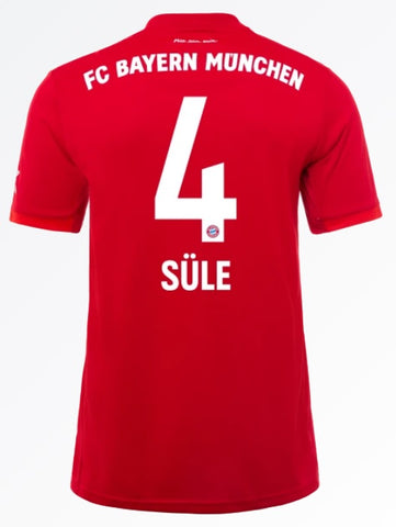 Niklas Sule Bayern Munich 19/20 Home Jersey