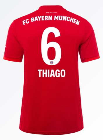 Thiago Alcantara Bayern Munich Home Jersey 19/20