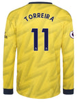 Lucas Torreira Arsenal Long Sleeve 19/20 Away Jersey