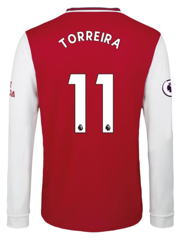 Lucas Torreira Arsenal Long Sleeve 19/20 Home Jersey