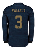 Jesus Vallejo Real Madrid Long Sleeve 19/20 Away Jersey