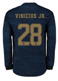 Vinicius Junior Long Sleeve 19/20 Away Jersey