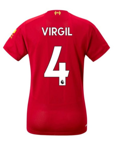Virgil van Dijk Liverpool 19/20 Women's Home Jersey