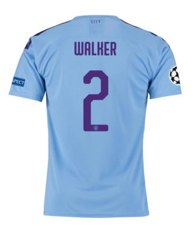 Kyle Walker Manchester City UEFA 19/20 Home Jersey