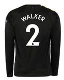 Man City Walker Long Sleeve 19/20 Away Jersey