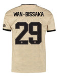 Aaron Wan-Bissaka Manchester United 19/20 Club Font Away Jersey