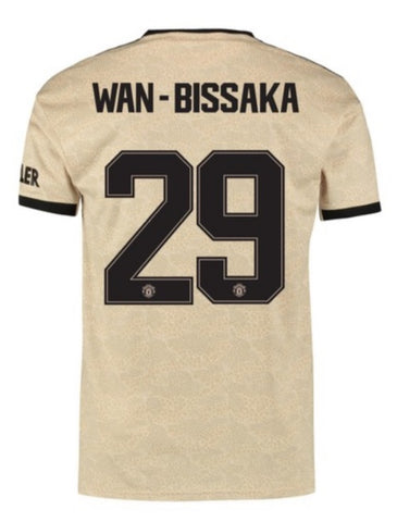 Aaron Wan-Bissaka 19/20 Club Font Away Jersey
