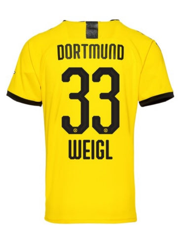 Julian Weigl Borussia Dortmund 19/20 Home Jersey