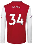 Granit Xhaka Arsenal Long Sleeve 19/20 Home Jersey