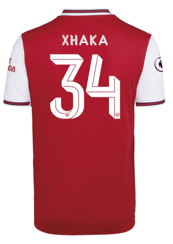 Granit Xhaka Arsenal 19/20 Club Font Home Jersey