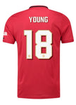 Ashley Young Manchester United 19/20 Club Font Home Jersey
