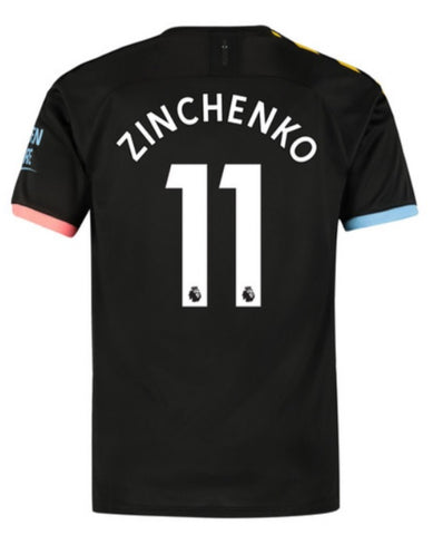 Oleksandr Zinchenko Manchester City 19/20 Away Jersey