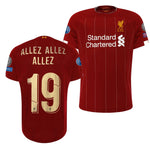 Liverpool ALLEZ ALLEZ ALLEZ 19/20 European Jersey #19