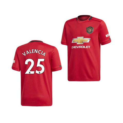 Manchester United Antonio Valencia Youth 19/20 Home Jersey