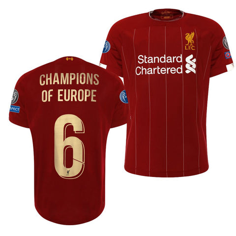 Liverpool Champions of Europe 19/20 European Jersey