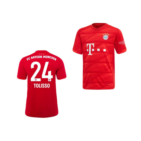 Corentin Tolisso Bayern Munich Youth 19/20 Home Jersey