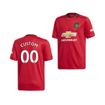 Manchester United Custom Youth 19/20 Home Jersey