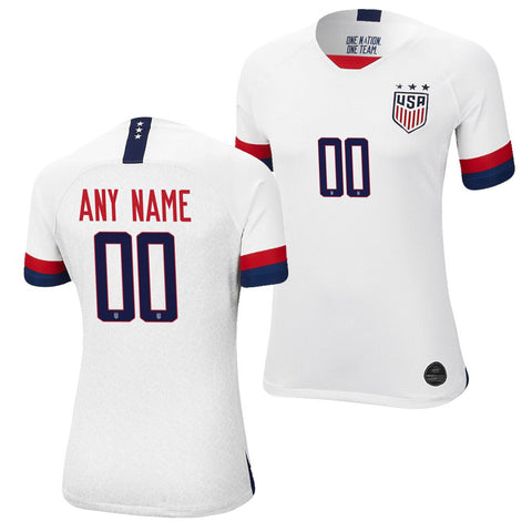 USWNT Custom Women's 2019 World Cup Home Jersey