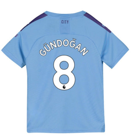 Ilkay Gundogan Manchester City Youth 19/20 Home Jersey