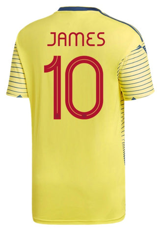 James Rodriguez Colombia 2019 Home Jersey