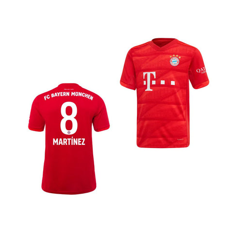 Javi Martinez Bayern Munich Youth 19/20 Home Jersey