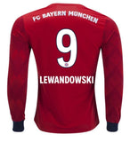 Lewandowski Bayern Munich Long Sleeve Home Jersey