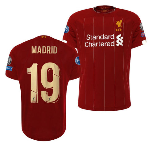 Liverpool Madrid 19/20 European Jersey #19