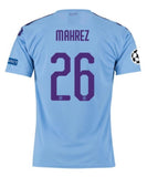 Riyad Mahrez Manchester City UEFA 19/20 Home Jersey
