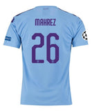 MCFC Mahrez UEFA 19/20 Home Jersey