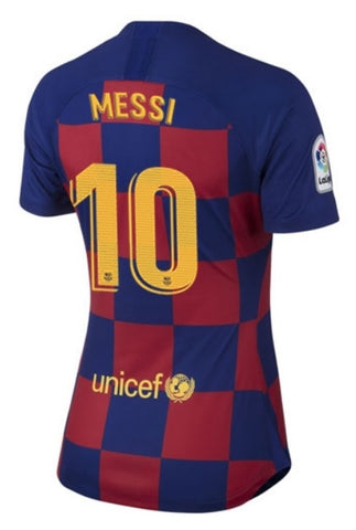 Lionel Messi Barcelona Women's 19/20 Home Jersey