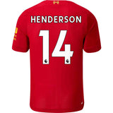 Jordan Henderson Liverpool Home Jersey 19/20