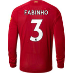Fabinho Liverpool 19/20 Long Sleeve Home Jersey