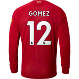 Joe Gomez Liverpool 19/20 Long Sleeve Home Jersey