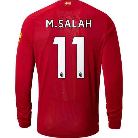 Mohamed Salah Liverpool 19/20 Long Sleeve Home Jersey