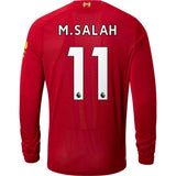M.Salah Liverpool 19/20 Long Sleeve Home Jersey