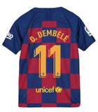 Ousmane Dembele Barcelona Kids 19/20 Home Jersey