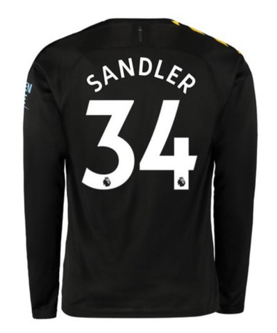 Philippe Sandler Manchester City Long Sleeve 19/20 Away Jersey