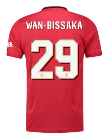 Aaron Wan-Bissaka 19/20 Club Font Home Jersey