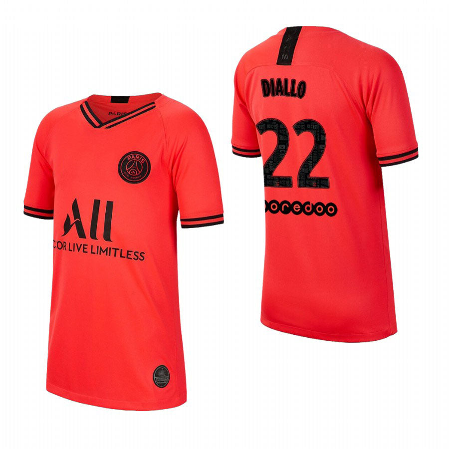 Abdou Diallo Paris Saint-Germain Youth 19/20 Away Jersey